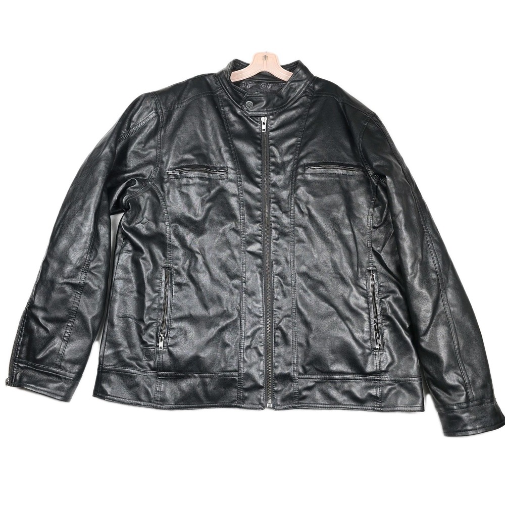 Moonshine Spirit by Brad Paisley Black Faux Leather Men's‎ XL Jacket